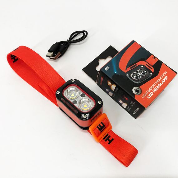 Ліхтар налобний G08-2XPG(white+yellow)+LED(red), Налобний ліхтар для автолюбителів, Led ліхтар налобний | Зображення 1