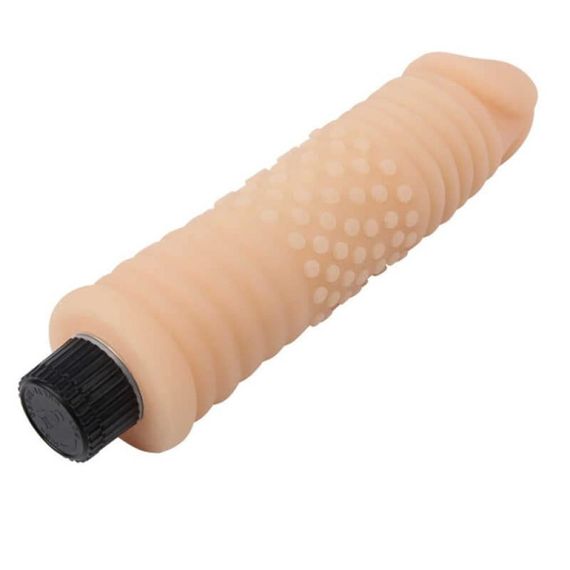 Вібратор реалістичний із рельєфом Chisa Real Touch XXX бежевий sexstyle | Зображення 4