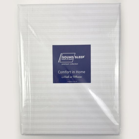 Комплект постільної білизни SoundSleep Stripy White бязь полуторний 160х220 см (93949422) | Зображення 3