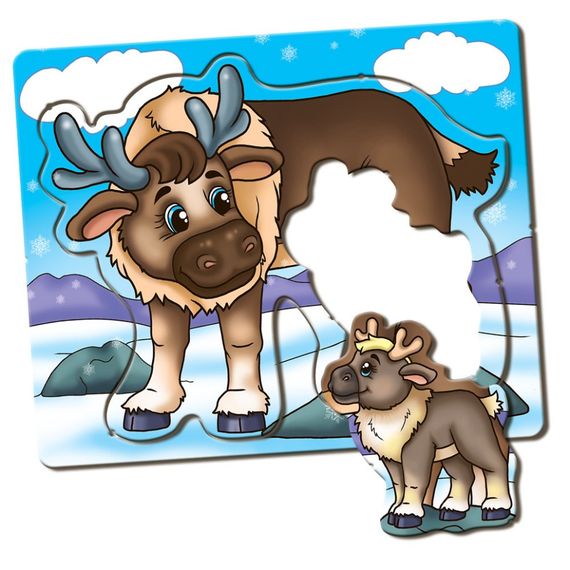 Детская развивающая игра Мамы и малыши 81121 Северные животные | Зображення 3