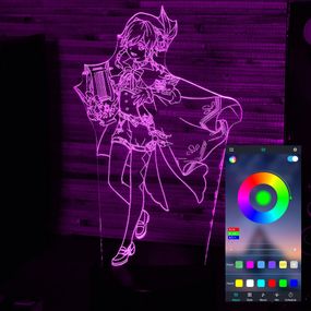 Акриловий світильник-нічник керування з телефона Венти (Venti) tty-n000681