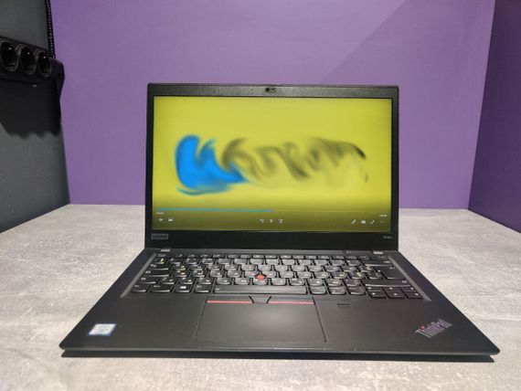 Ультрабук Lenovo ThinkPad T490s / 14" (1920x1080) IPS / Intel Core i5-8250U (4 (8) ядра по 1.6 - 3.4 GHz) / 16 GB DDR4 / 240 GB SSD / Intel UHD Graphics / WebCam б/у | Зображення 1