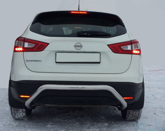 Задня дуга AK007-1 (нерж) для Nissan Qashqai 2014-2021рр