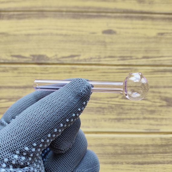 Стеклянная трубка Dimini Oil Pink | Зображення 1