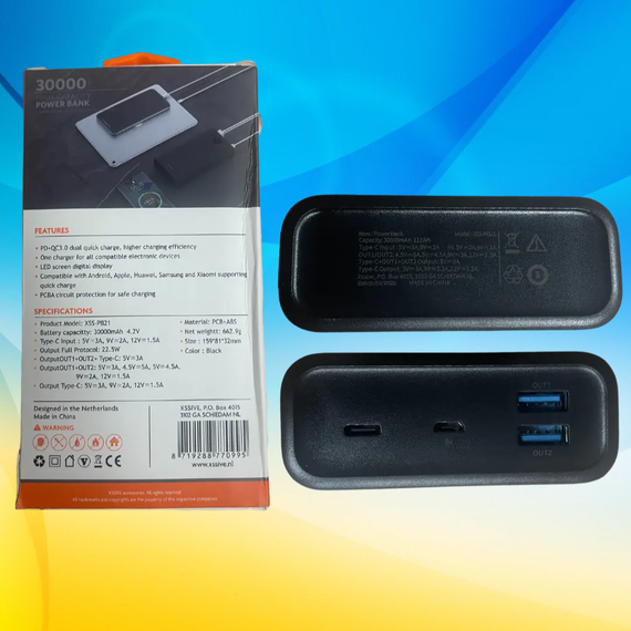 PowerBank 30000mAh. Оригінал павербанк 30000. Реальна ємкість павера. Можливий ОПТ | Зображення 1