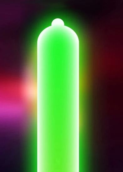 Презервативи флуоринсцентні ONE Glowing Pleasures (ціна за упаковку, 3 шт) | Зображення 3