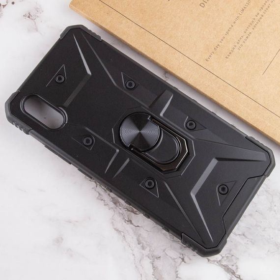 Ударостійкий чохол Pathfinder Ring для Xiaomi Redmi 9A Чорний / Black | Зображення 3