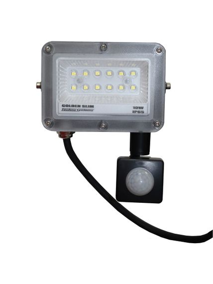 Прожектор LED 10W GOLDEN Slim 220V 1100Lm 6500K IP65 + ДР Ny95001152 | Зображення 1