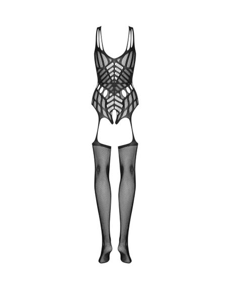 Комбінезон сітка Obsessive Bodystocking G139, чорний, One Size | Зображення 2