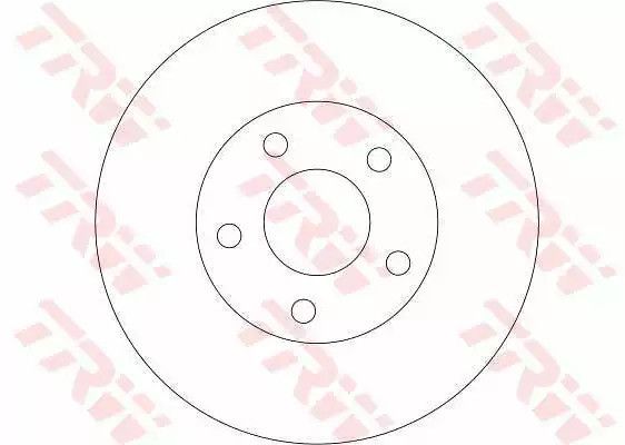 Диск Гальмівний NISSAN, передн., вент. , TRW (DF4316) | Зображення 1