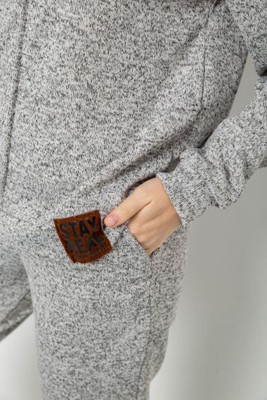 Костюм жіночий повсякденний, колір сірий, 257R123 | Зображення 5