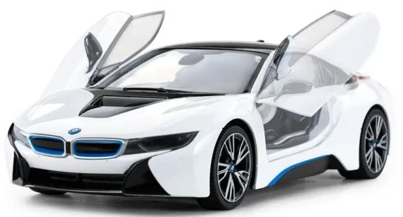 Машинка Rastar BMW i8 (71060) на радіокеруванні. 1:14. Білий | Зображення 1