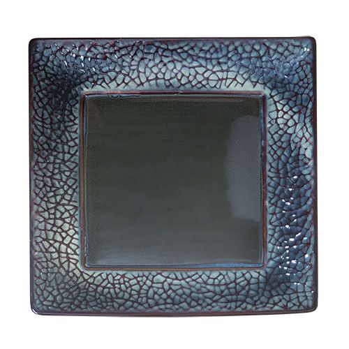 Тарелка квадратная подставная Losk Dec Marron Brown Grey L0480-XY4610AA 27 см серая
