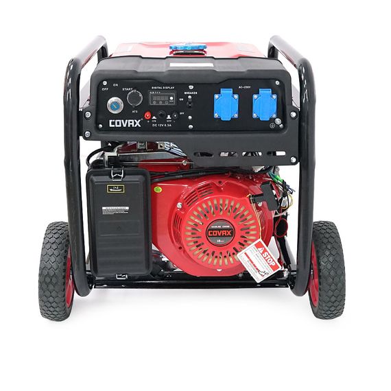 Генератор бензиновий COVAX XL7500CV-E2, 5.0kW, однофазний 220V, 50Hz, DC12V | Зображення 1
