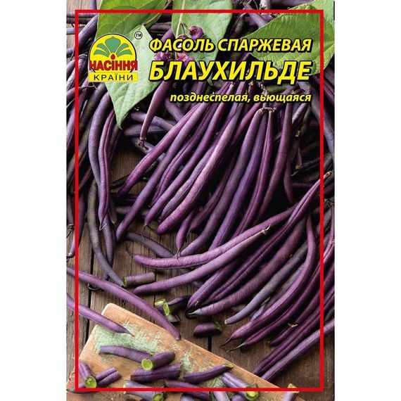 Квасоля спаржева фіолетова Блаухільде - 10 г