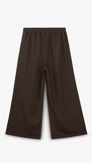 Штани палаццо однотонні жіночі GENUA 2623 4XL Коричневий shop (2000999495311) | Зображення 3