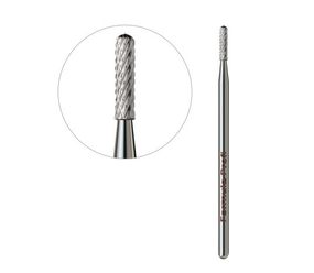 Фреза твердосплавная для выпила ногтя циліндр синяя Formula Profi