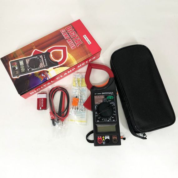 Цифровий Мультиметр DT 266C DIGITAL Токові кліщі мультитестер тестер, Тестер для електрика | Зображення 6