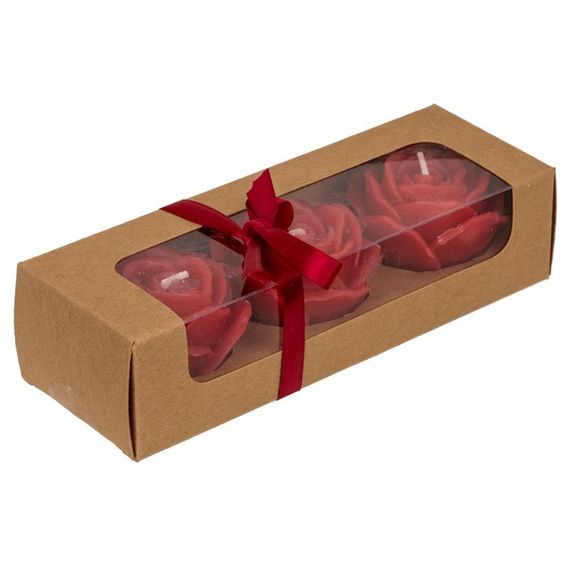 Набор свеч роза Red colored candle sexstyle | Зображення 2