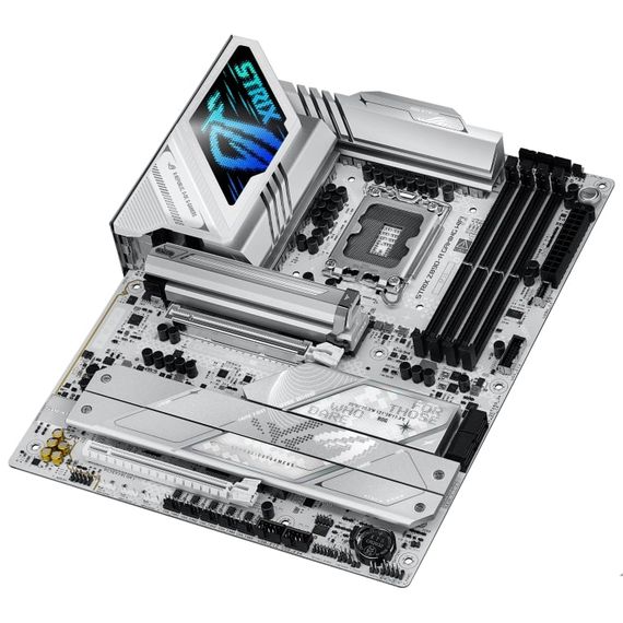 Материнcкая плата ASUS ROG STRIX Z890-A GAMING WIFI s1851 Z890 4xDDR5 M.2 DP HDMI Wi-Fi BT ATX белый 90MB1I90-M0EAY0 | Зображення 4