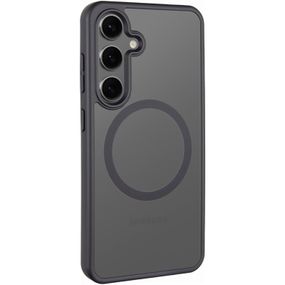 TPU+PC чохол Metal Buttons with MagSafe Colorful для Samsung Galaxy S24 Чорний / Black