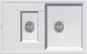 Кухонна мийка Fabiano Classic 78x50x15 Alpine White 8221.201.0473