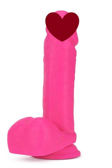 Фалоімітатор реалістичний подвійний щільності Neo Blush, на присосці, рожевий, 20 х 4.5 см sexstyle