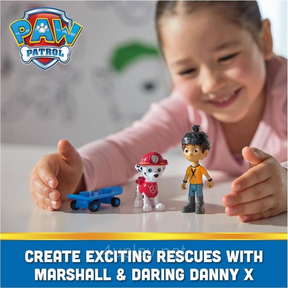 Набор фигурок Щенячий патруль Маршал и Дерзкий Дэнни Икс Оригинал Paw Patrol Marshall & Daring Danny X | Зображення 5