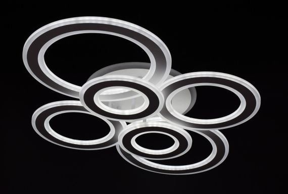 Люстра світлодіодна стельова LED світильник для квартири на стелю лед 26331 Білий 12х53х77 см. | Зображення 1