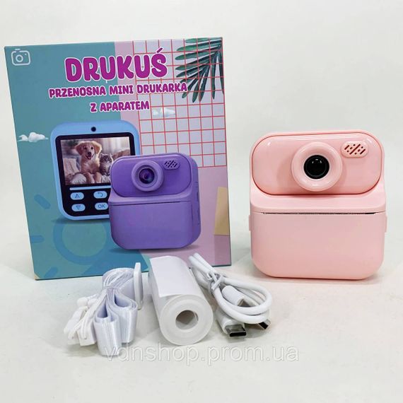 Дитячий фотоапарат миттєвого друку з термопапером, Фотоапарат для дітей від 3 років AI-58 | Зображення 8