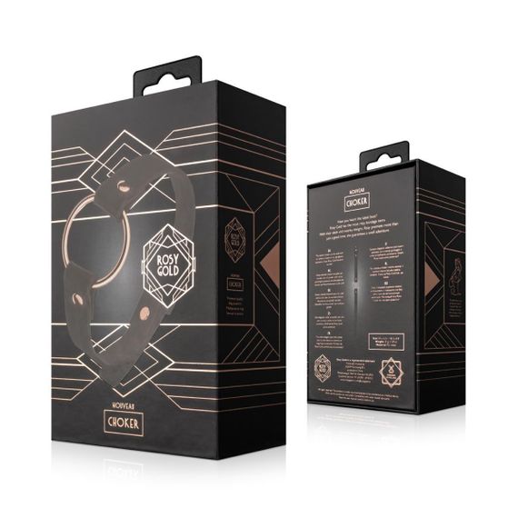 Чокер Rosy Gold — Choker — Black Sex Aura | Зображення 2