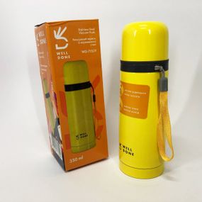 Термос вакуумный Well Done WD-7153Y 350 мл. XV-641 Цвет: желтый