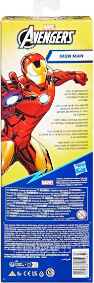 Ігрова фігурка Залізна людина 30 см Оригінал Marvel Titan Hero Iron Man 12” Action Figure | Зображення 3