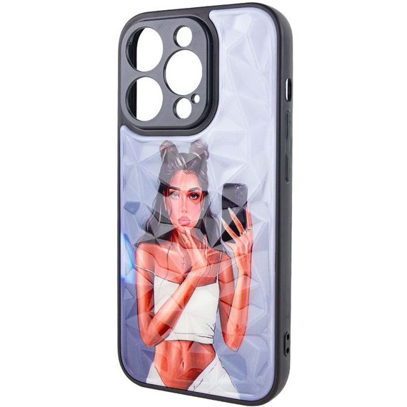 TPU+PC чохол Prisma Ladies для Apple iPhone 12 Pro Max (6.7") Black in White | Зображення 2
