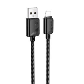 Дата кабель Hoco X113 Beneficio USB to Lightning (1m) Black