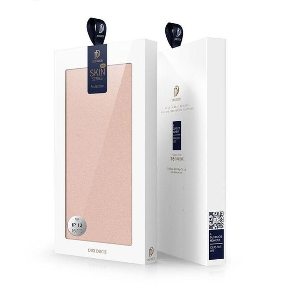 Чохол-книжка Dux Ducis з кишенею для візиток для Apple iPhone 14 Pro (6.1") Rose Gold | Зображення 5
