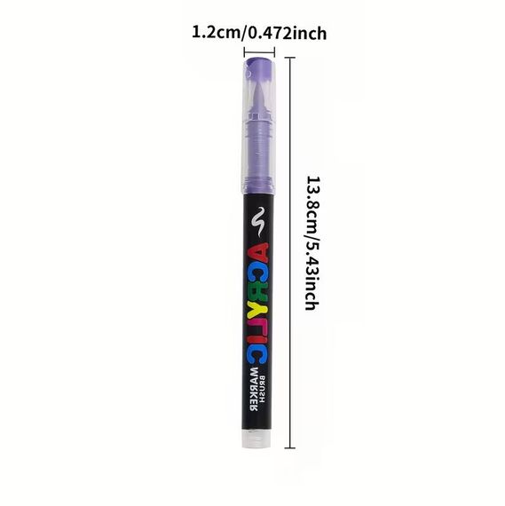 Акрилові маркери GuangNa Brush GN-8101 з м’яким пензликом 366 шт. | Зображення 5