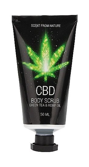 Набор для ванны и душа CBD Luxe Gift set - GREEN TEA & HEMP OIL ( 4 предмета ) Sex Aura | Зображення 3
