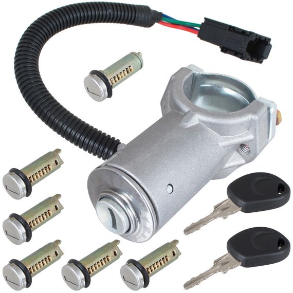 Iveco Daily IV 06-12 замок зажигания + личинки + ключи (полный комплект)