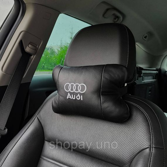 Подушки-подголовники для салона автомобиля Audi, Подушка для машины под шею, Подарок подушка дорожная KW-91 | Зображення 9