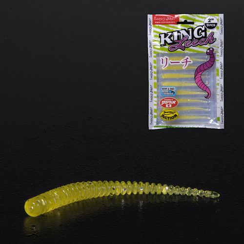 Слаги 2" съедобные искусственные LJ Лаки Джон Pro Series KING LEECH 140152-071
