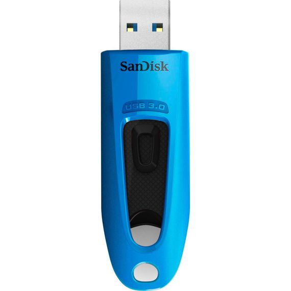 USB флеш накопичувач SanDisk 64GB Ultra Blue USB 3.0 (SDCZ48-064G-U46B) | Зображення 1
