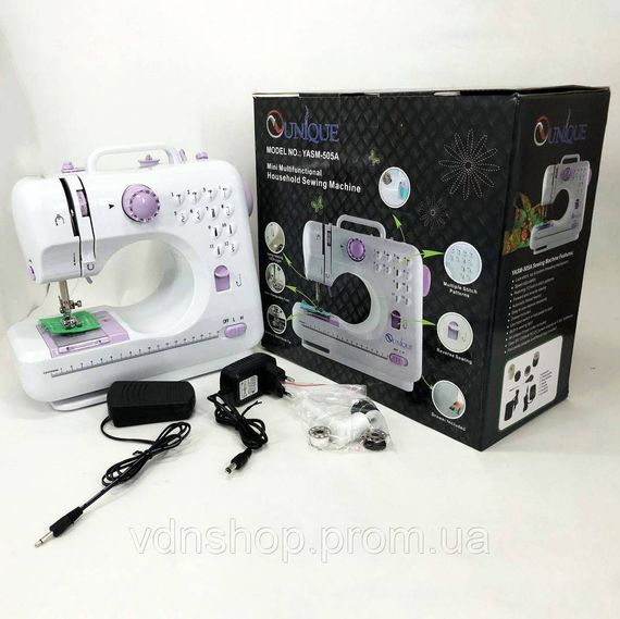 Портативна швейна машинка FHSM-505, Лучшая ручная швейная машинка, Швейная машина для дома FH-29 | Зображення 8