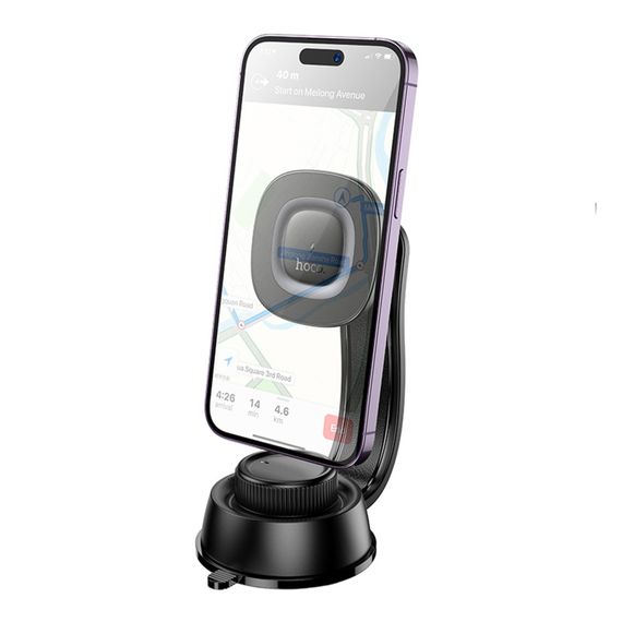 Автодержатель Hoco HW31 4.5-7.0 inch Magnetic Ring Wireless 15W | Зображення 3