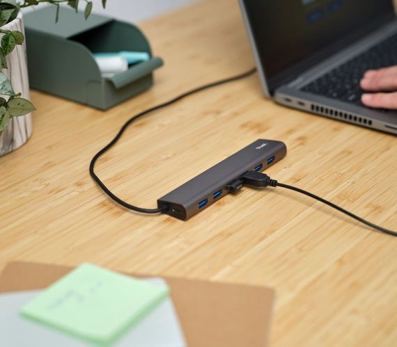 USB-хаб Trust Dalyx 6-in-1 USB-C Multi-port Dock Aluminium (24968_TRUST) | Зображення 9