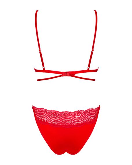 Сексуальний комплект Obsessive Diyosa set 2-pcs red XS/S | Зображення 5