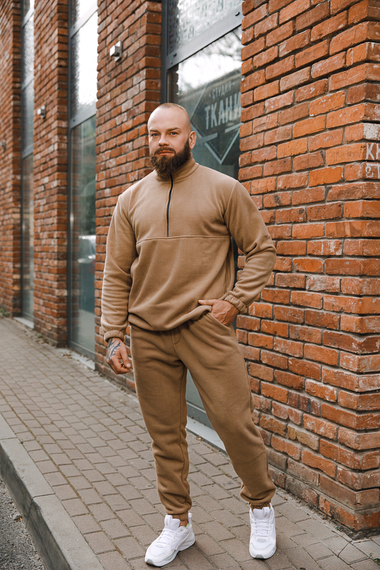 Костюм плюш бежевий M XXL | Зображення 3