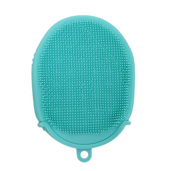 Силиконовая мочалка-перчатка для купания MGZ-0929(Turquise) | Зображення 1