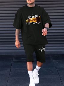 Комплект футболка та шорти ДТФ