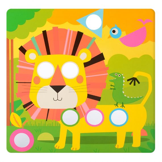 Дитяча мозаїка з вкладишами SK 0005, 46 фішок | Зображення 6